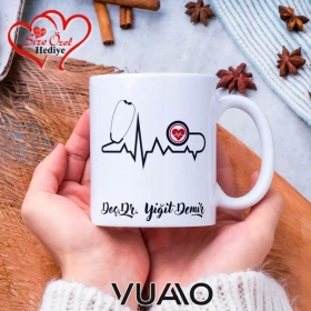 Doktor Özel İsimli Kupa Bardak