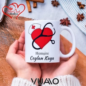 Hemşire Özel İsimli Kupa Bardak