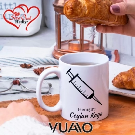 Hemşire Özel İsimli Kupa Bardak