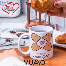 Hemşire Özel İsimli Kupa Bardak, Hemşire Özel Hediye Kupa Bardak