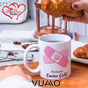 Hemşire Özel İsimli Kupa Bardak