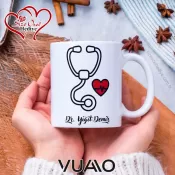 İsim Baskılı Kişiye Özel Doktor Kupası Premium Kalite