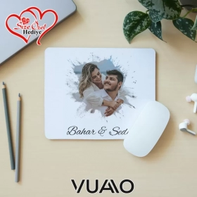 Kişiye Özel Fotoğraflı ve İsimli Mouse Pad