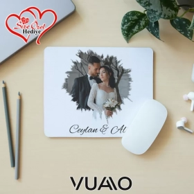 Kişiye Özel Fotoğraflı ve İsimli Mouse Pad