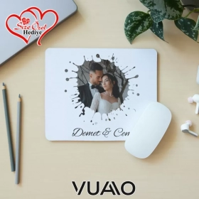 Kişiye Özel Fotoğraflı ve İsimli Mouse Pad