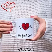 Kişiye Özel İsim Yazılı Doktor Tasarımlı Premium Kupa