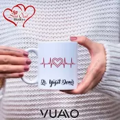 Kişiye Özel İsim Yazılı Doktor Tasarımlı Premium Kupa