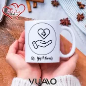 Kişiye Özel İsim Yazılı Doktor Tasarımlı Premium Kupa Bardak