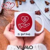 Kişiye Özel İsim Yazılı Doktor Tasarımlı Premium Kupa Bardak