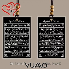 Kişiye Özel İsimli ve Fotoğraflı Ayetel - Kürsi Araba Süsü - Araba Hediyesi Dikiz Aynası Süsü