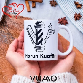 Kuaför Özel İsimli Kupa Bardak