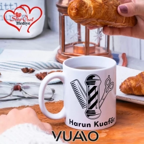 Kuaför Özel İsimli Kupa Bardak