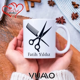 Kuaför Özel İsimli Kupa Bardak