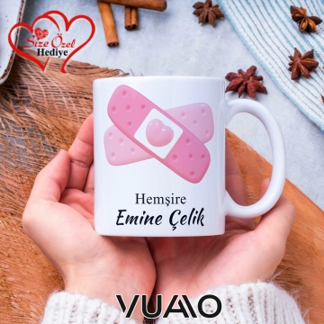 Hemşire Özel İsimli Kupa Bardak