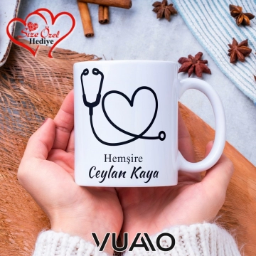 Hemşire Özel İsimli Kupa Bardak