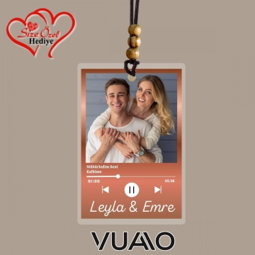 Kişiye Özel İsimli, Fotoğraflı ve Harfli Araba Hediyesi Araba Süsü Dikiz Aynası Süsü