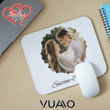 Kişiye Özel Fotoğraflı ve İsimli Mouse Pad