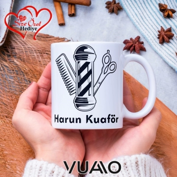 Kuaför Özel İsimli Kupa Bardak