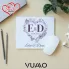 Kişiye Özel İsimli ve Harfli Desenli Mouse Pad