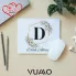Kişiye Özel İsimli ve Harfli Desenli Mouse Pad