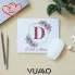 Kişiye Özel İsimli ve Harfli Desenli Mouse Pad