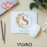 Kişiye Özel İsimli ve Harfli Desenli Mouse Pad