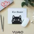 Kişiye Özel İsimli ve Kedi Temalı Mouse Pad