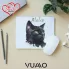 Kişiye Özel İsimli ve Kedi Temalı Mouse Pad